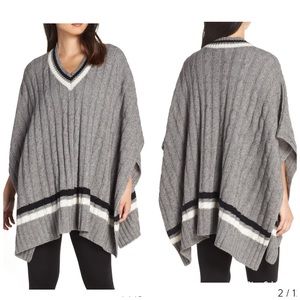 Ugg Cable Knit Poncho Sweater